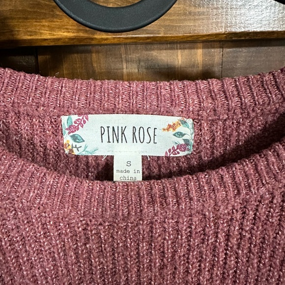 Pink Rose Sweater - Picture 3 of 4